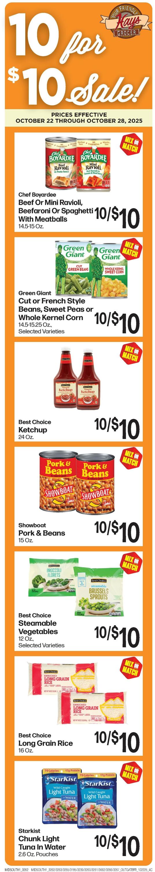 Catalogue Hays Supermarket from 10/22/2025