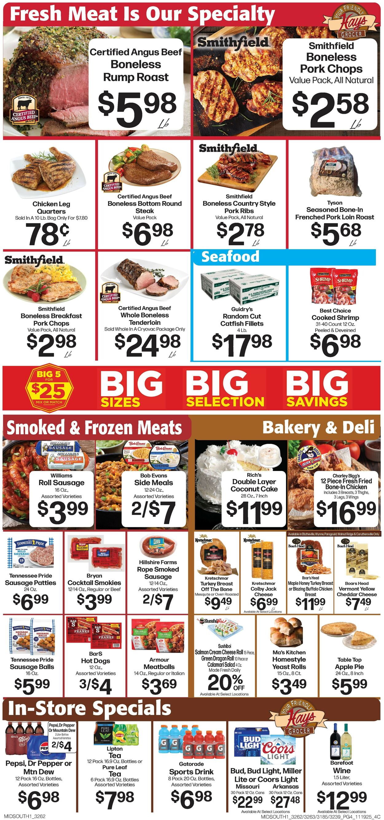 Catalogue Hays Supermarket from 11/19/2025
