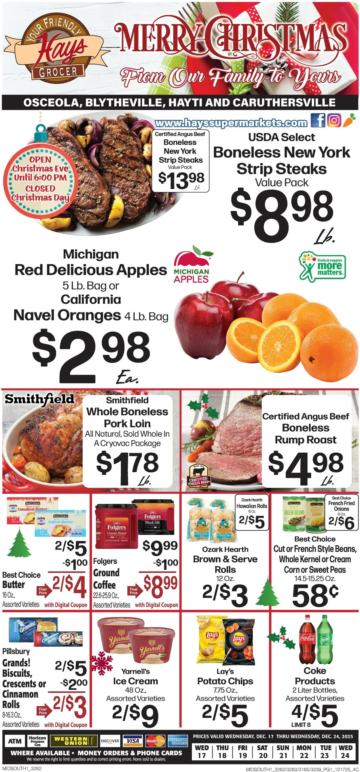 Catalogue Hays Supermarket from 12/17/2025