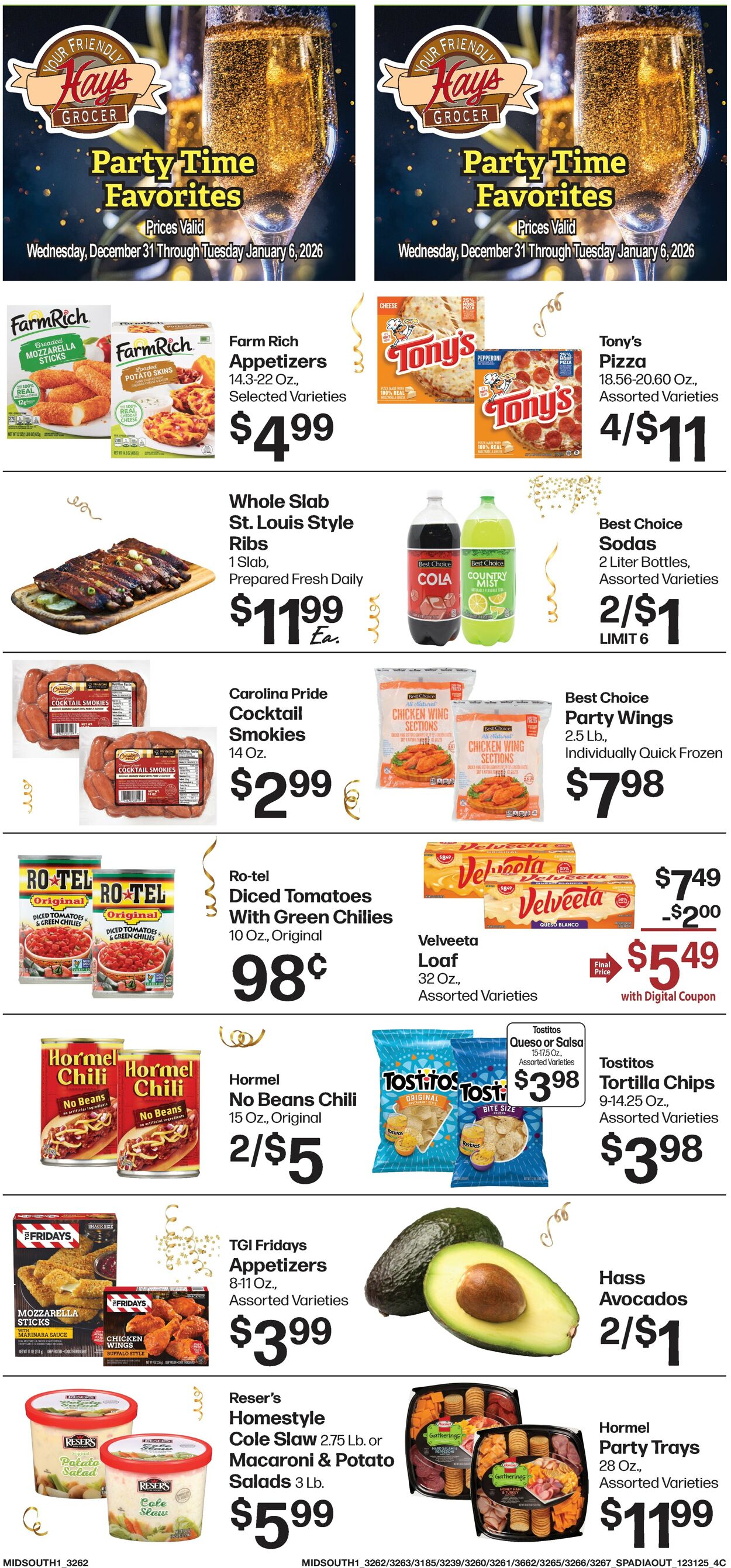 Catalogue Hays Supermarket from 12/31/2025
