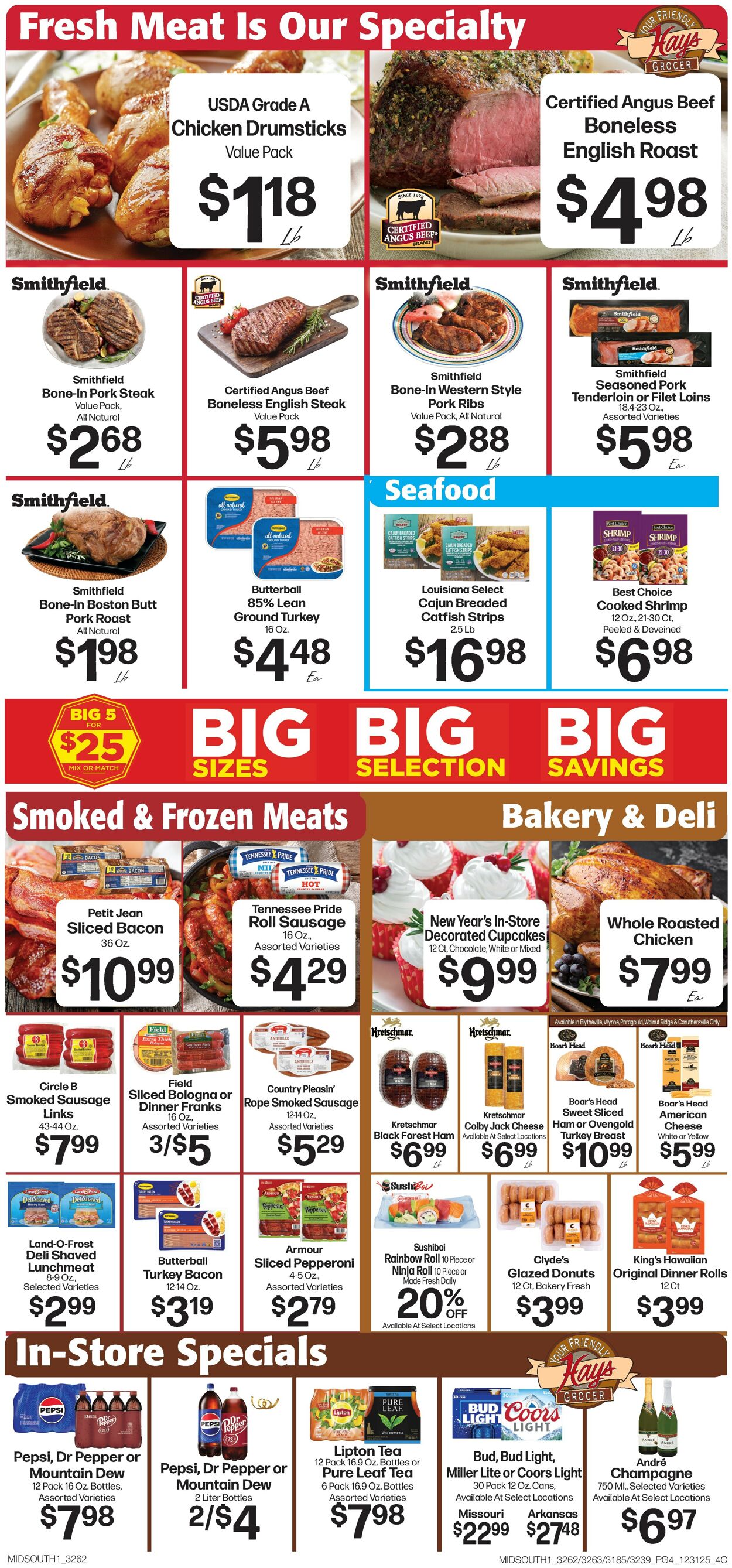 Catalogue Hays Supermarket from 12/31/2025