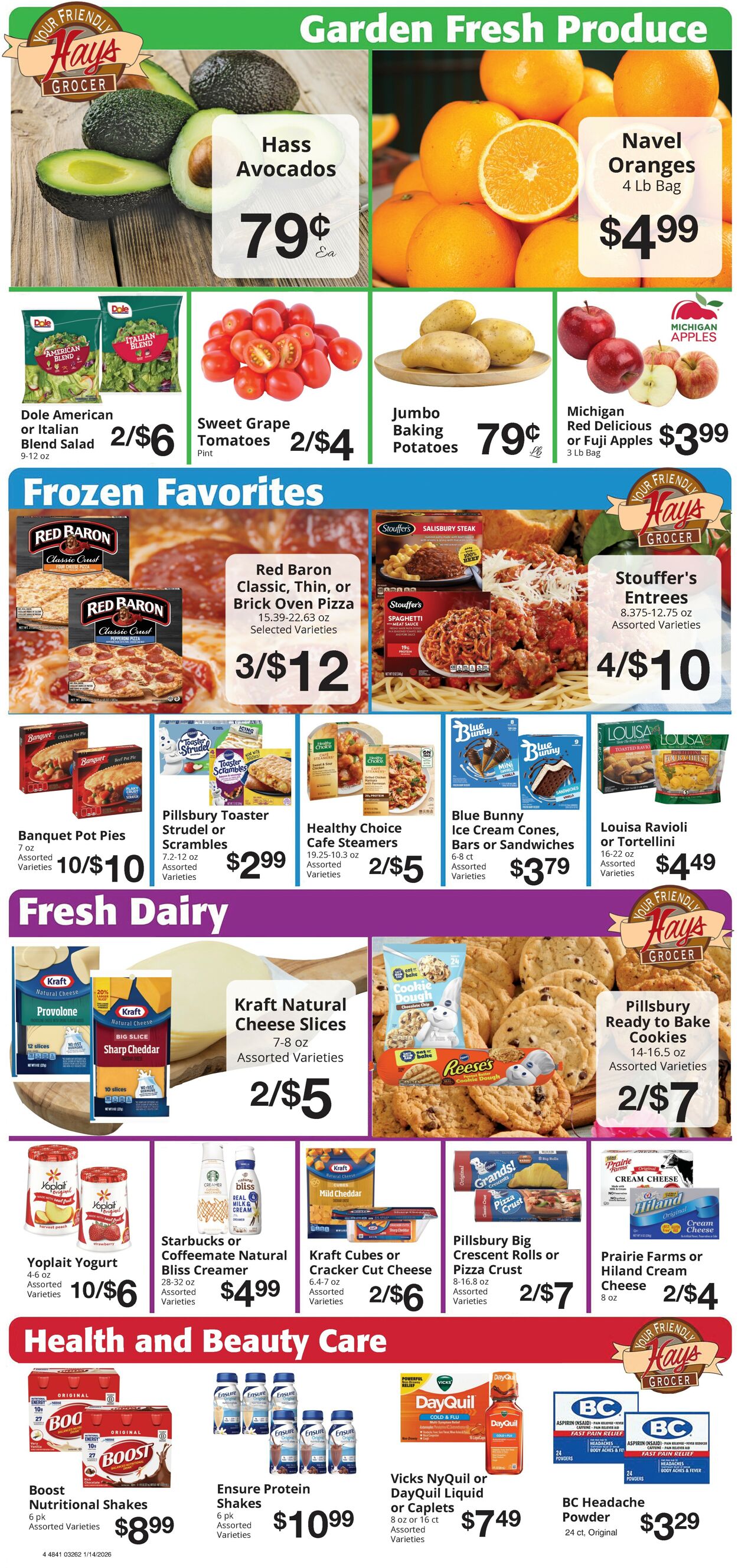 Catalogue Hays Supermarket from 01/14/2026