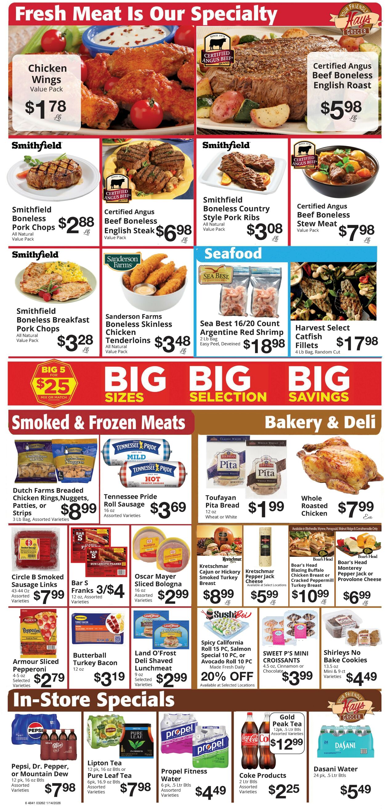 Catalogue Hays Supermarket from 01/14/2026