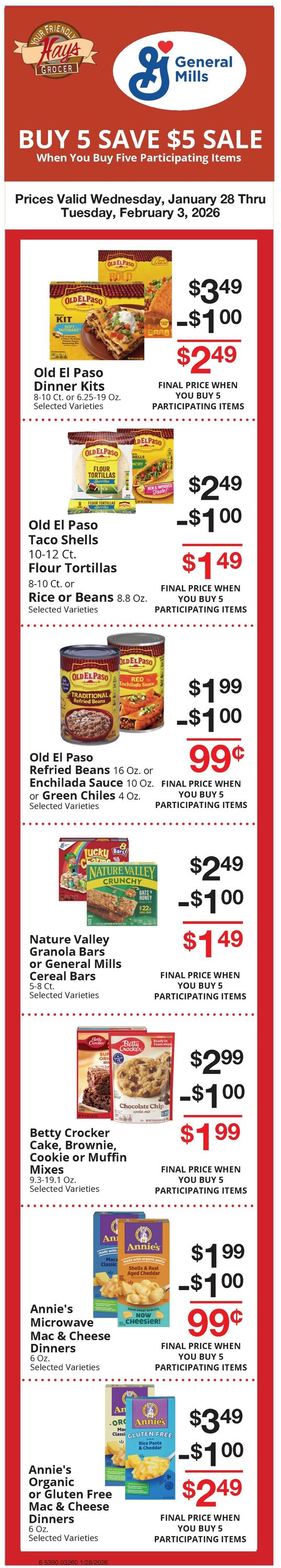 Catalogue Hays Supermarket from 01/28/2026