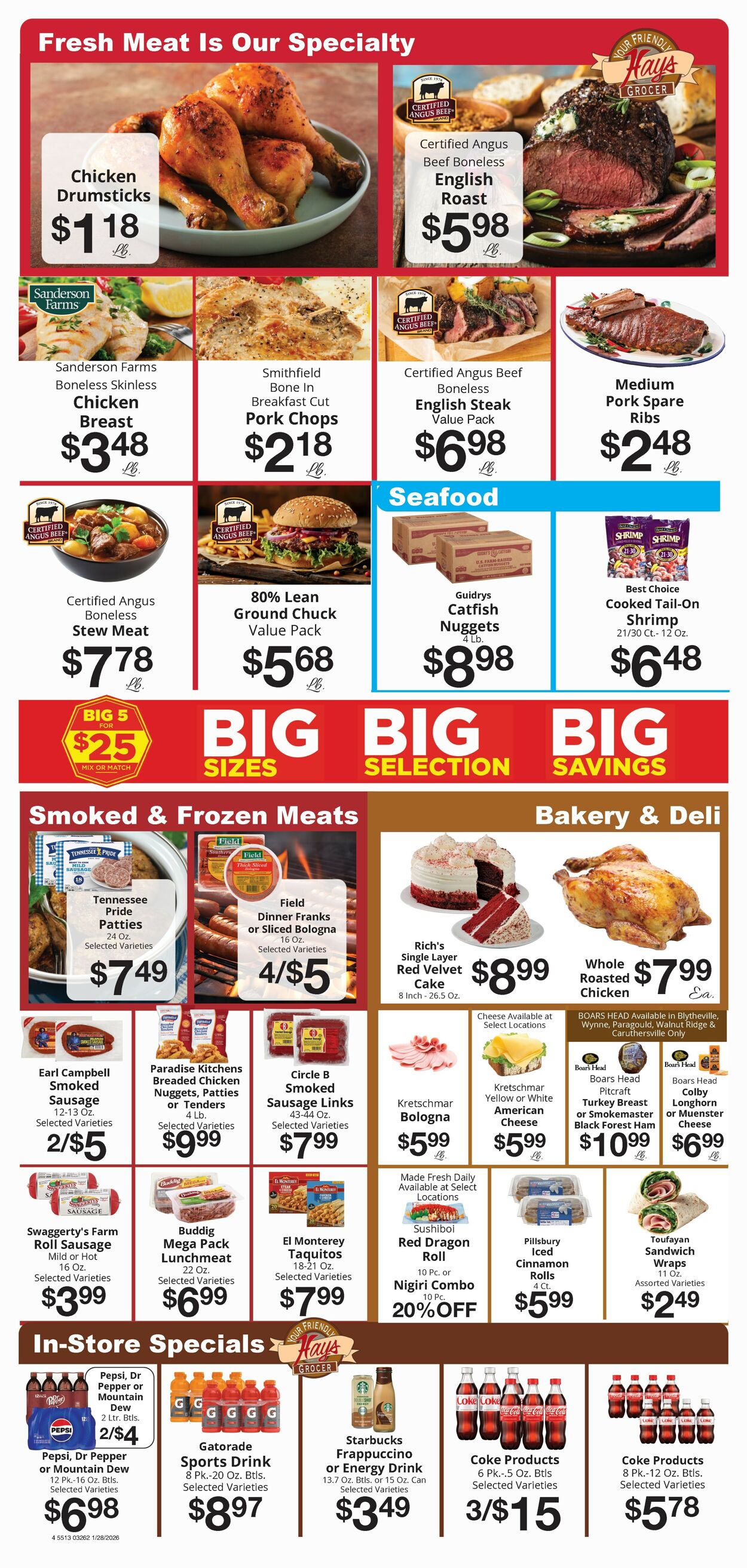 Catalogue Hays Supermarket from 01/28/2026