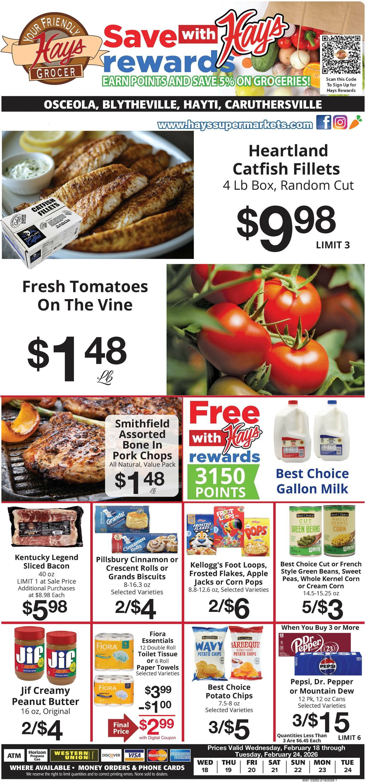 Catalogue Hays Supermarket from 02/18/2026