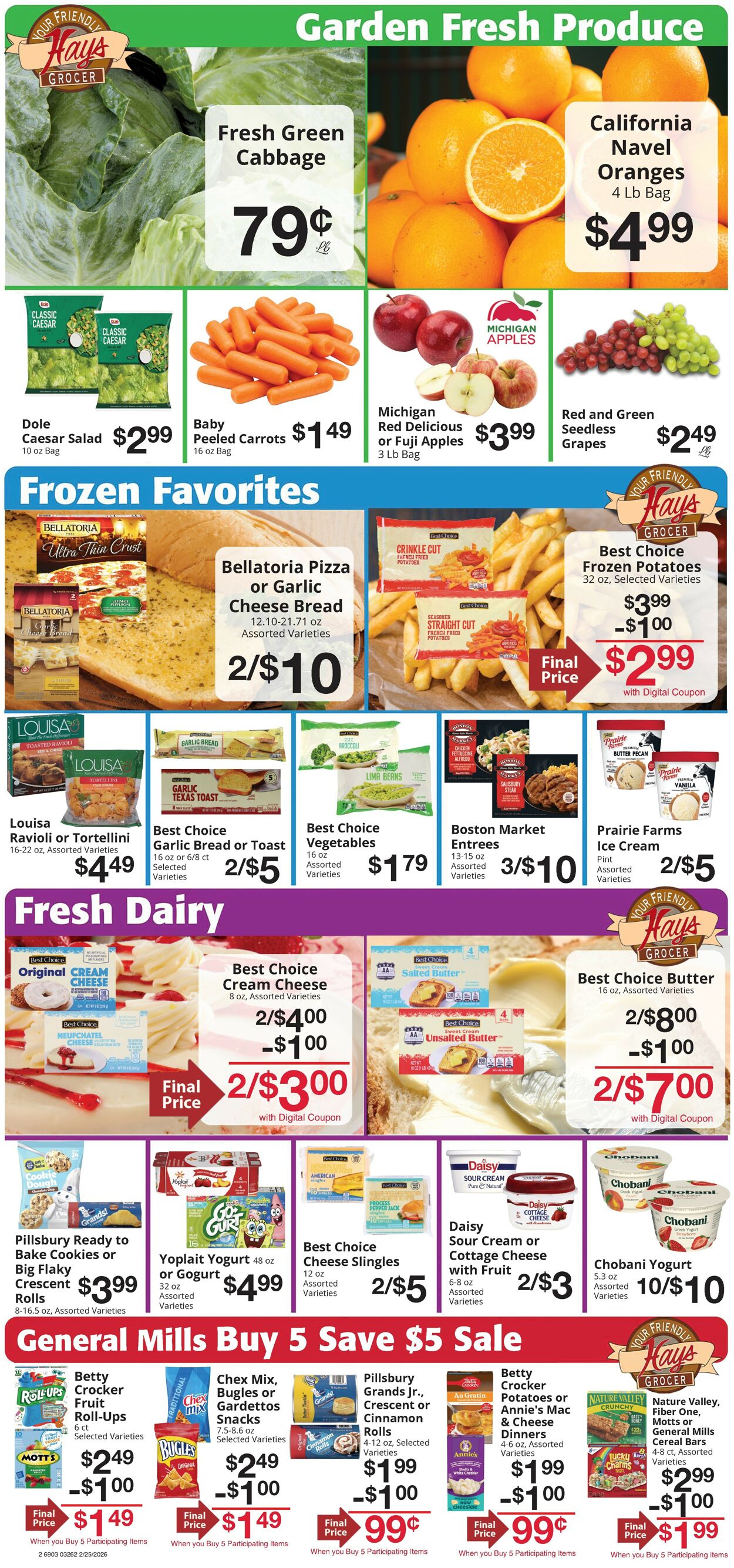 Catalogue Hays Supermarket from 02/25/2026