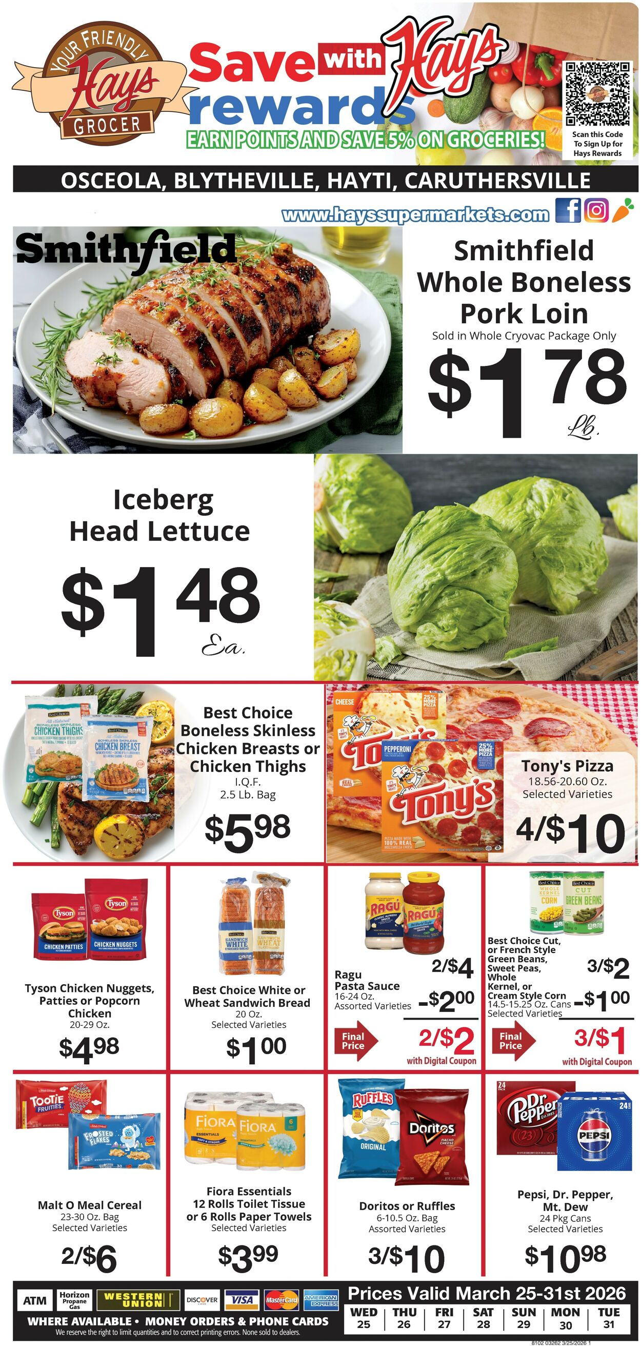 Catalogue Hays Supermarket from 03/25/2026