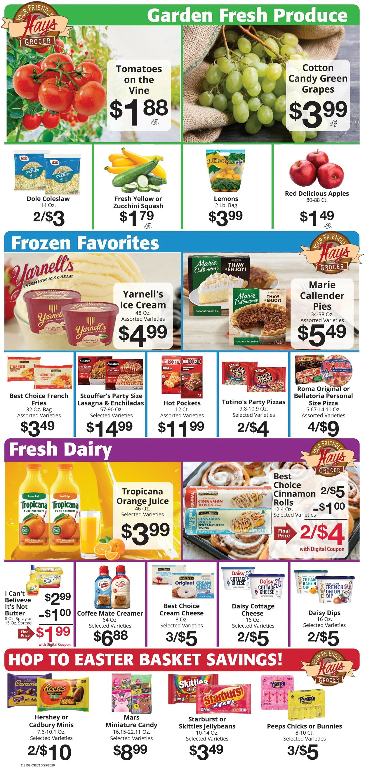 Catalogue Hays Supermarket from 03/25/2026