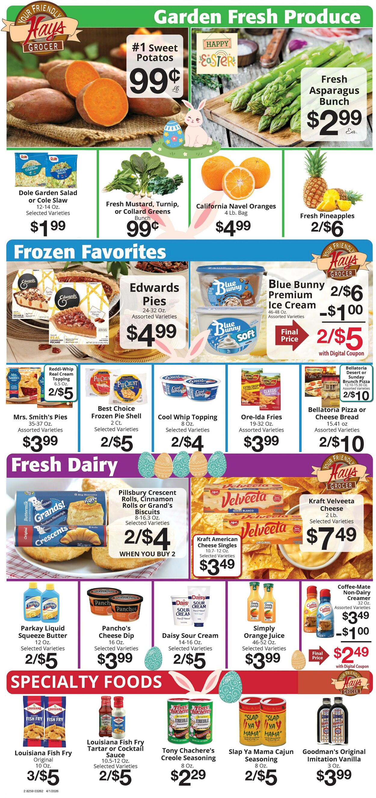 Catalogue Hays Supermarket from 04/01/2026