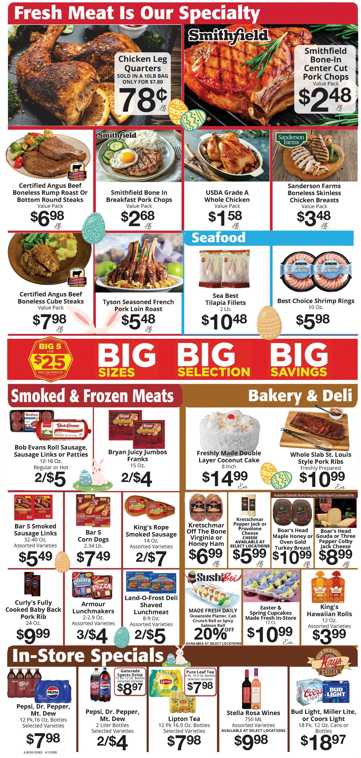 Catalogue Hays Supermarket from 04/01/2026