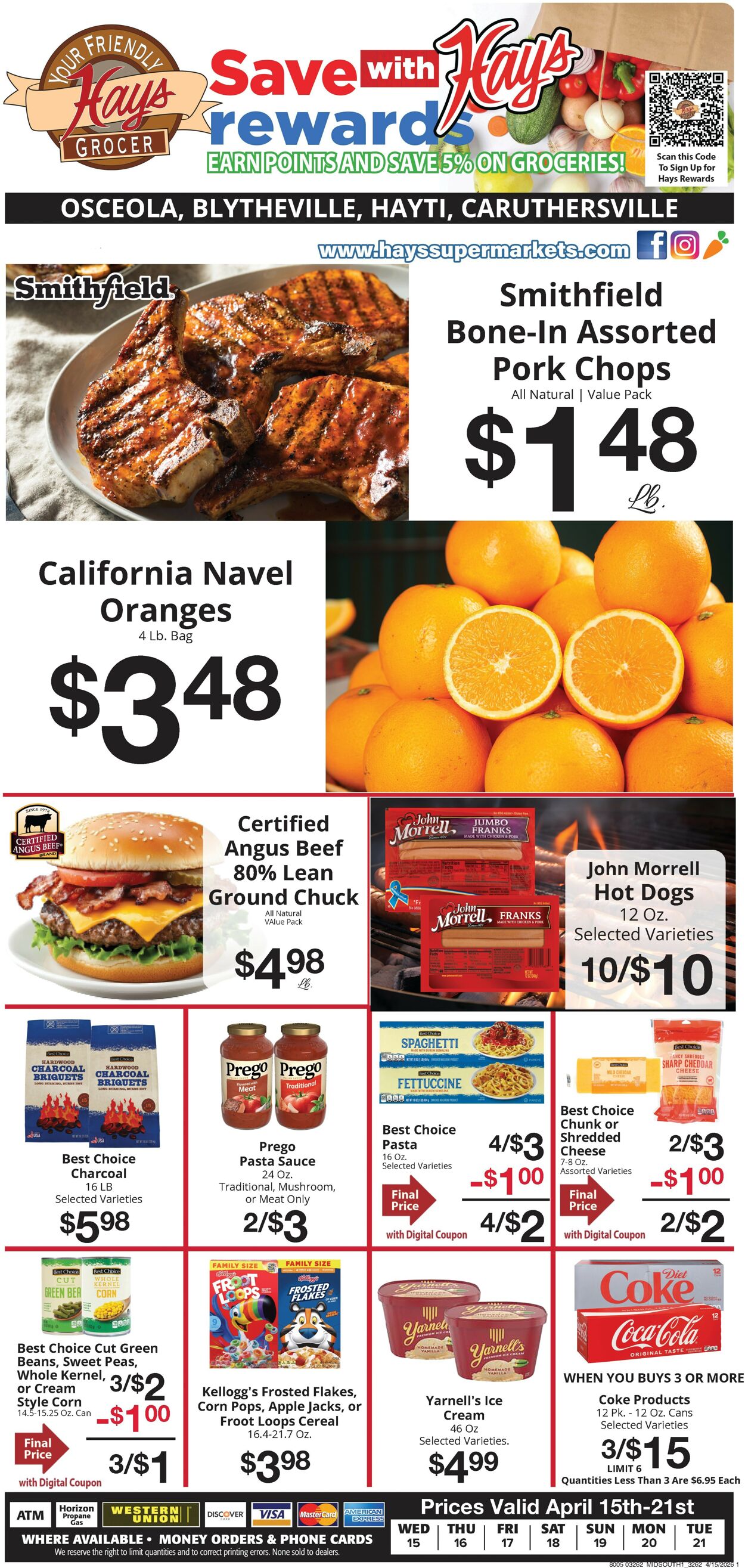 Catalogue Hays Supermarket from 04/15/2026