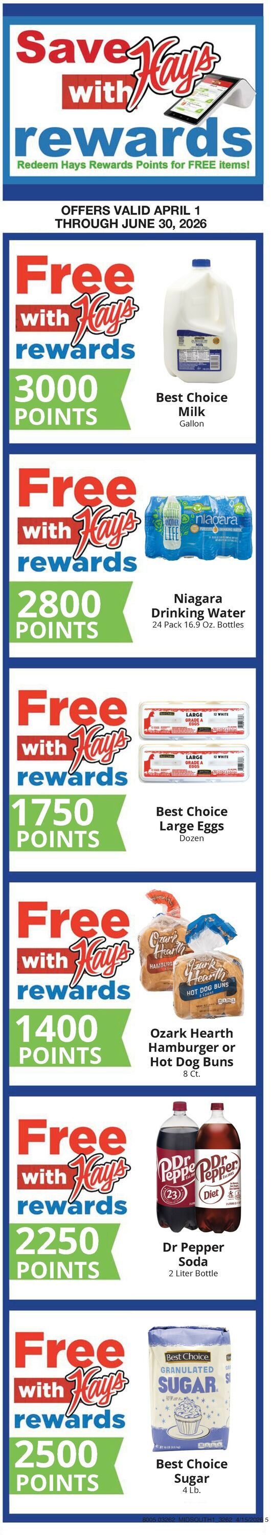 Catalogue Hays Supermarket from 04/15/2026