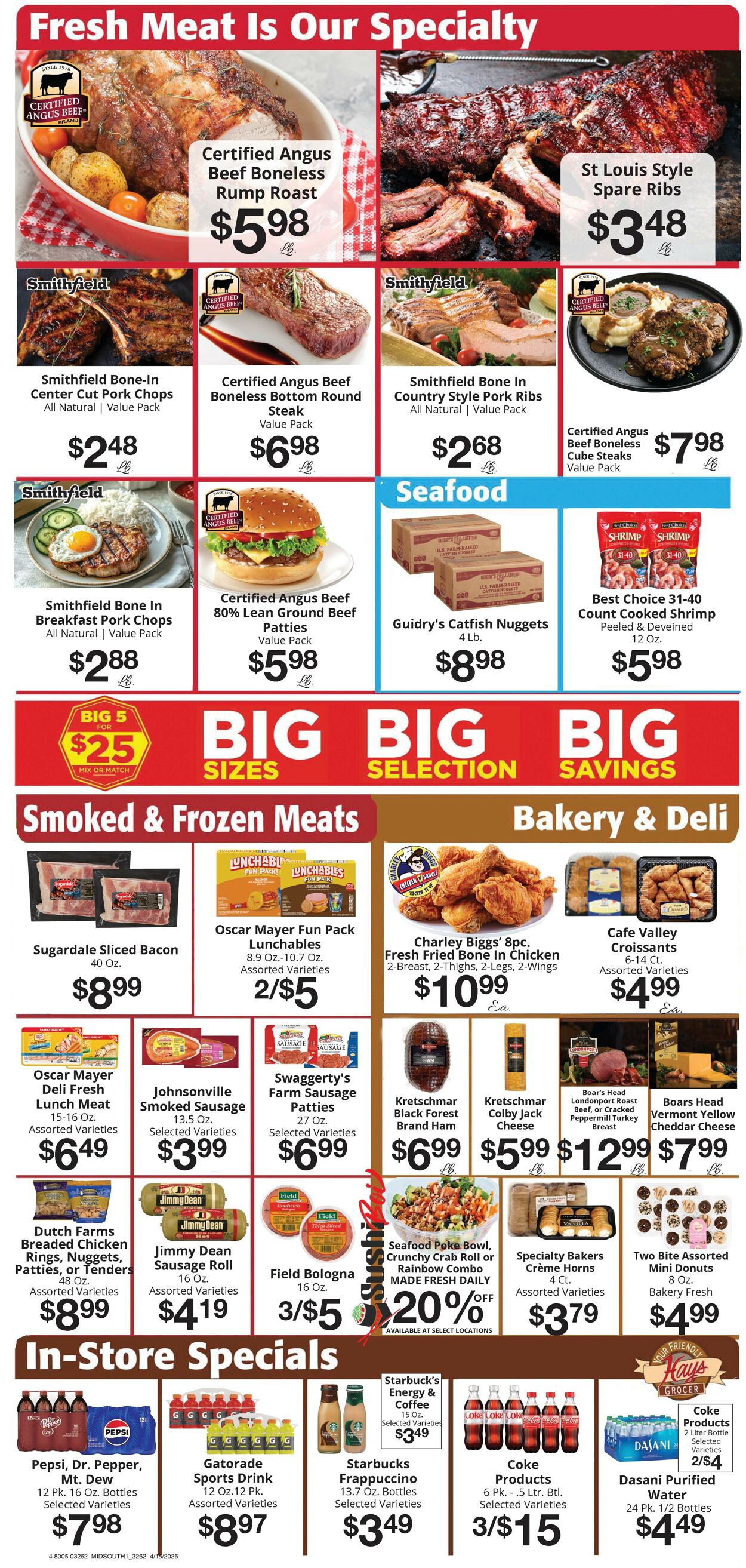Catalogue Hays Supermarket from 04/15/2026
