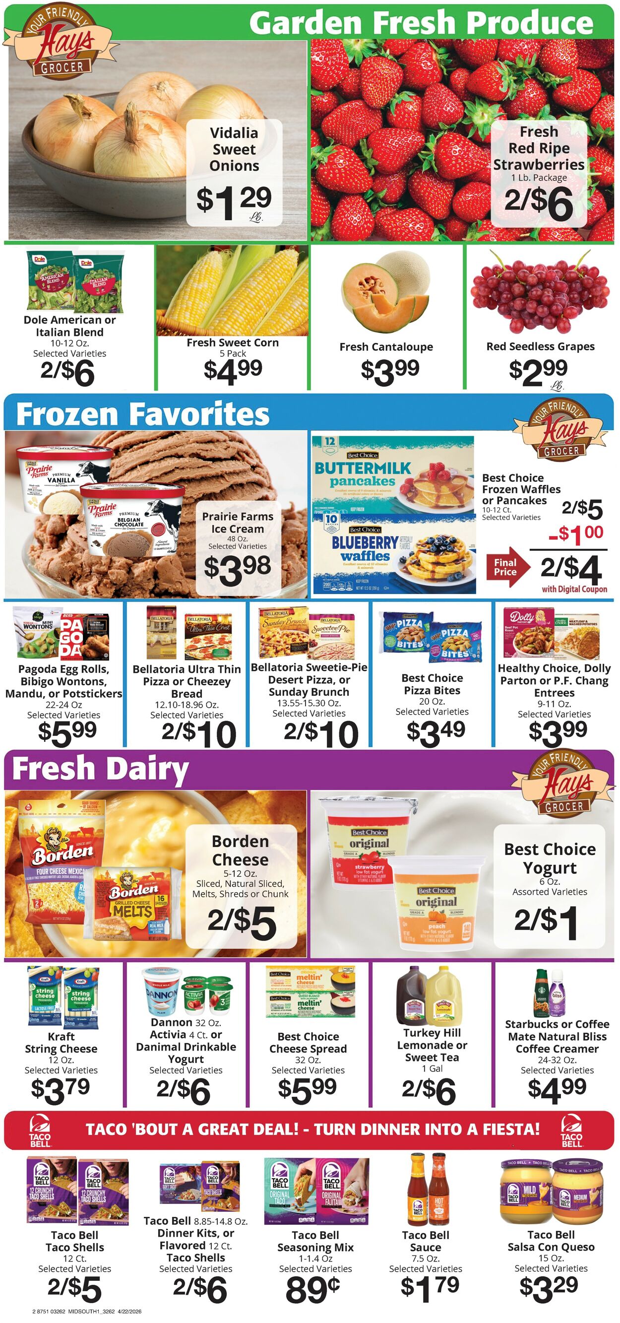 Catalogue Hays Supermarket from 04/22/2026