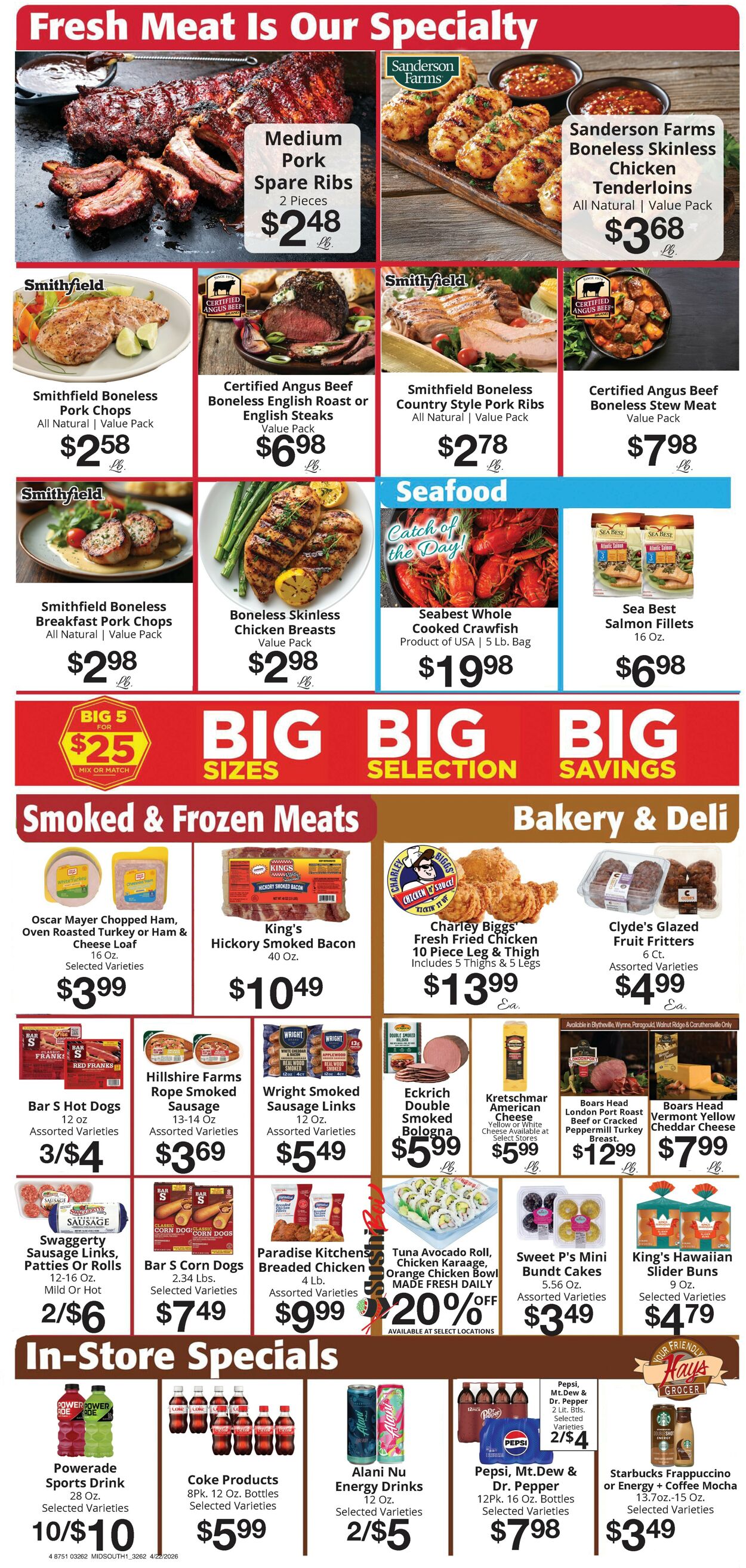Catalogue Hays Supermarket from 04/22/2026