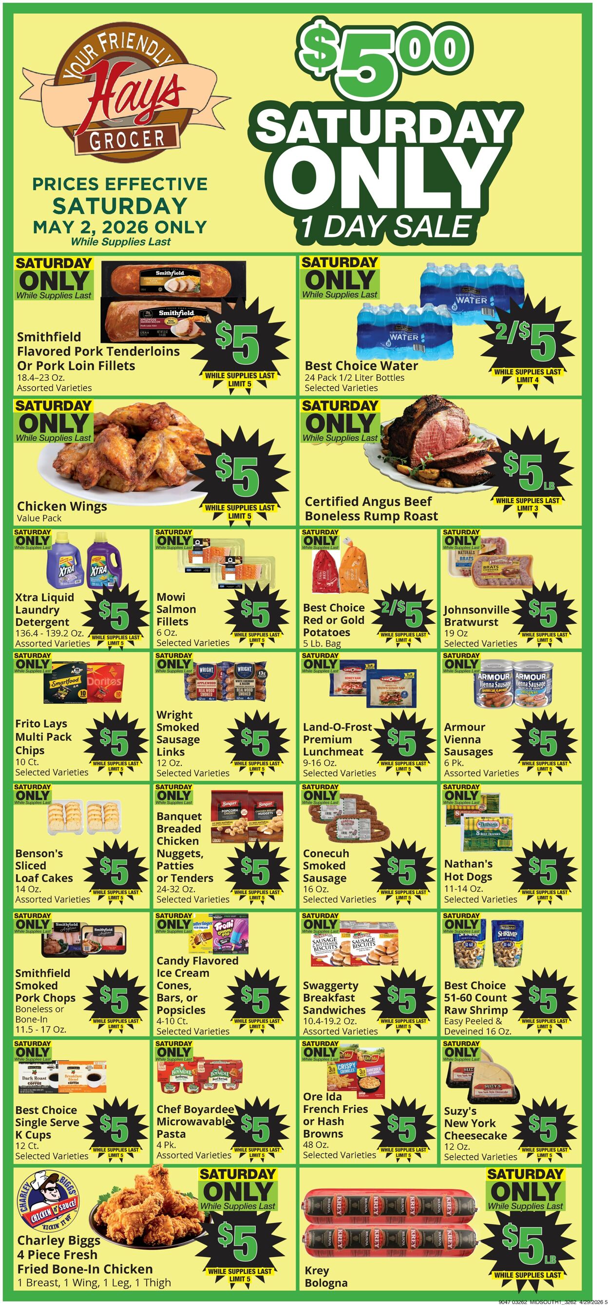 Catalogue Hays Supermarket from 04/29/2026