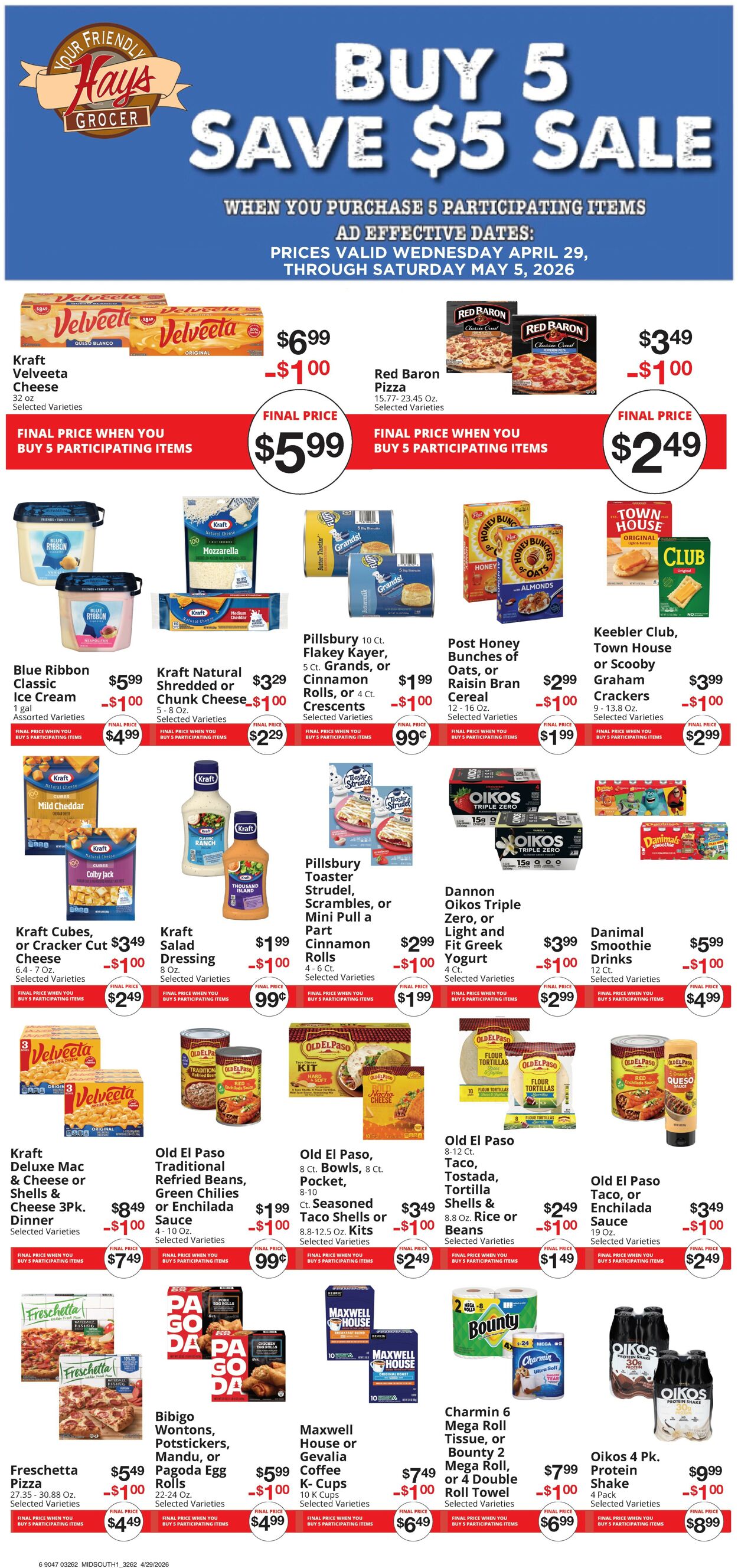 Catalogue Hays Supermarket from 04/29/2026