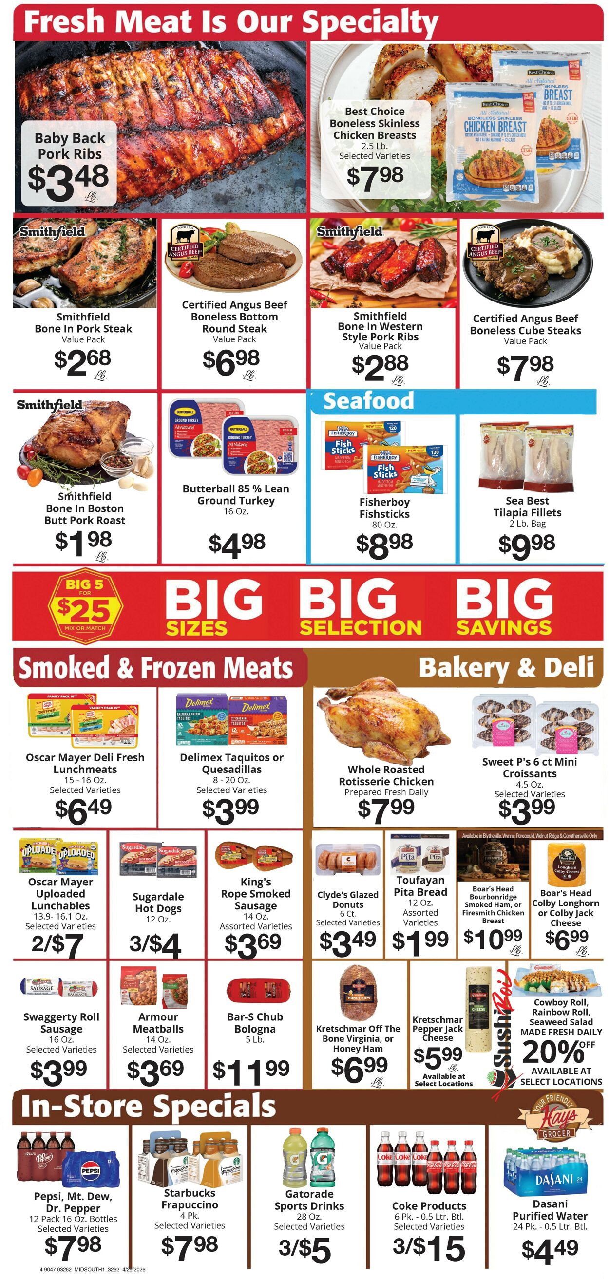 Catalogue Hays Supermarket from 04/29/2026