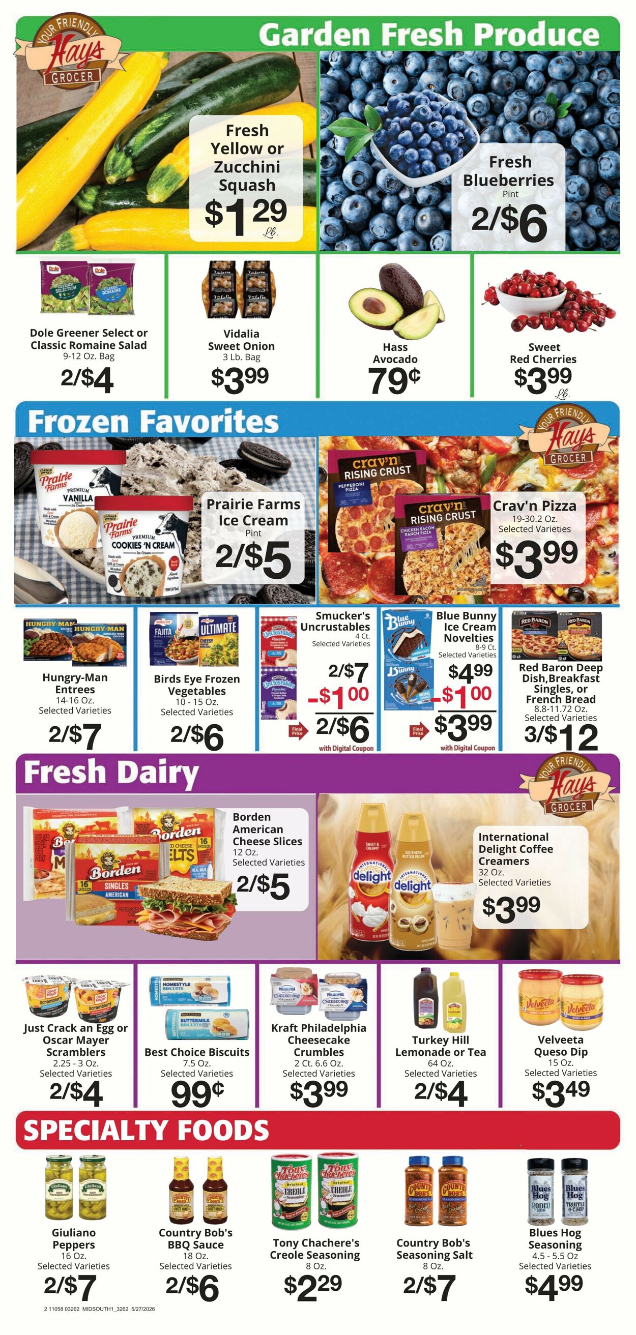 Catalogue Hays Supermarket from 05/27/2026