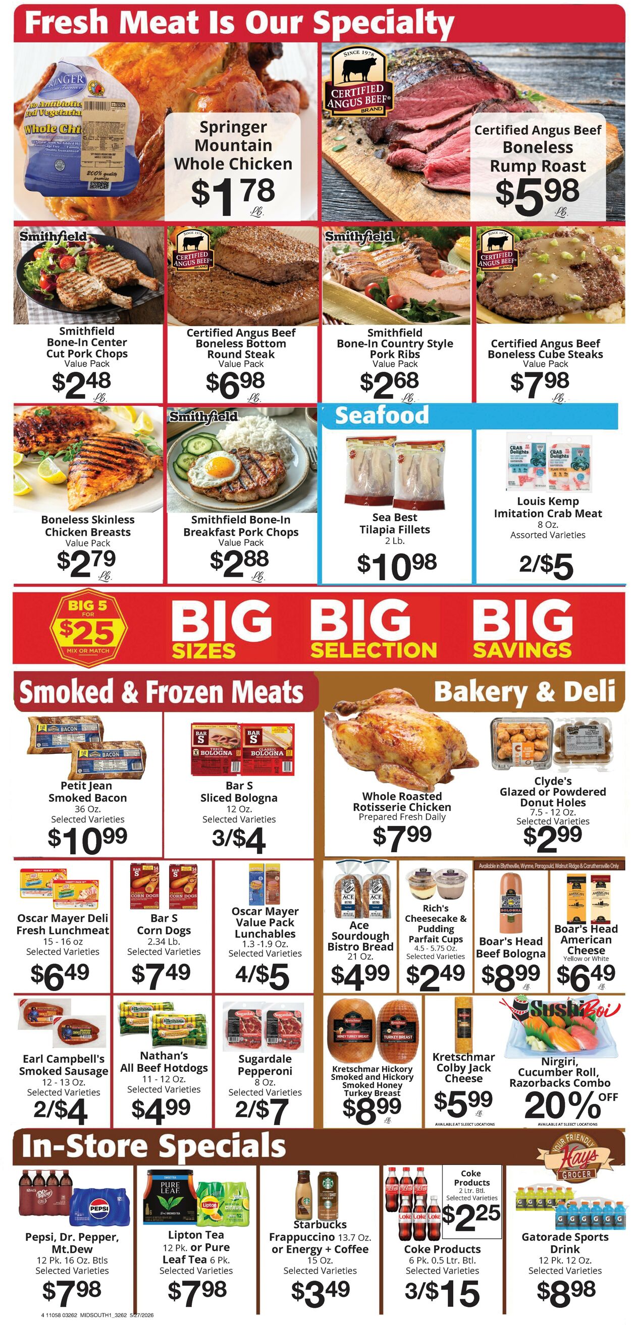 Catalogue Hays Supermarket from 05/27/2026
