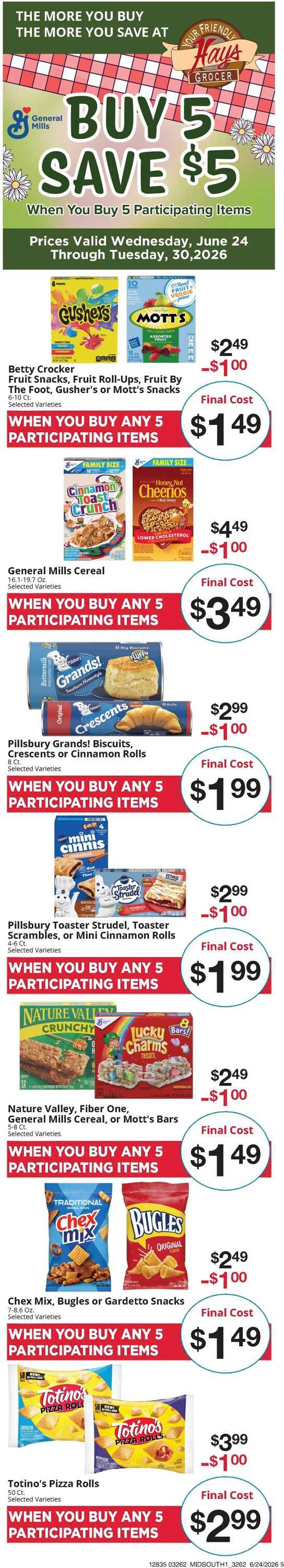 Catalogue Hays Supermarket from 06/24/2026