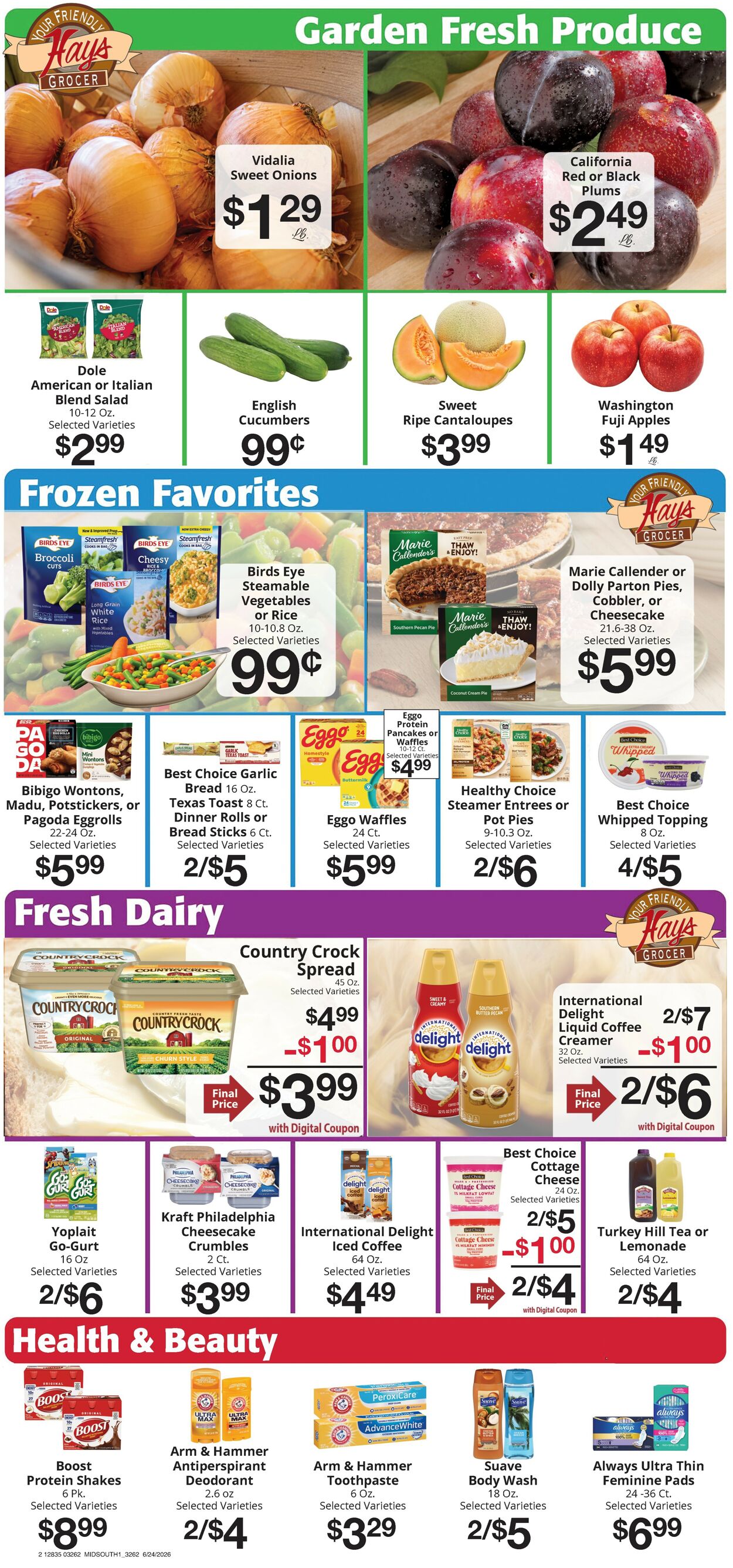 Catalogue Hays Supermarket from 06/24/2026