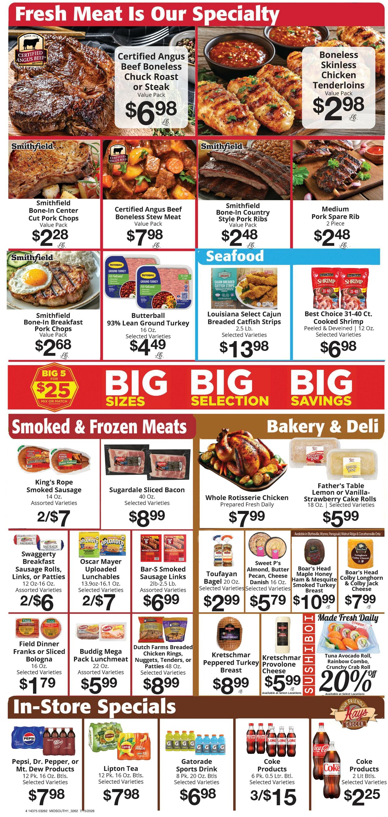 Catalogue Hays Supermarket from 07/15/2026