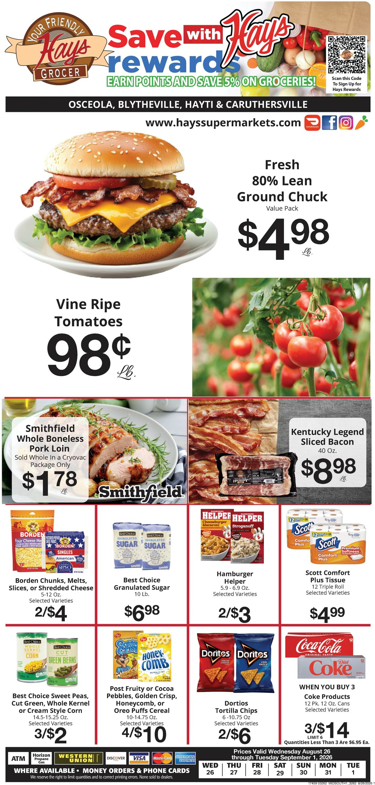 Catalogue Hays Supermarket from 08/26/2026