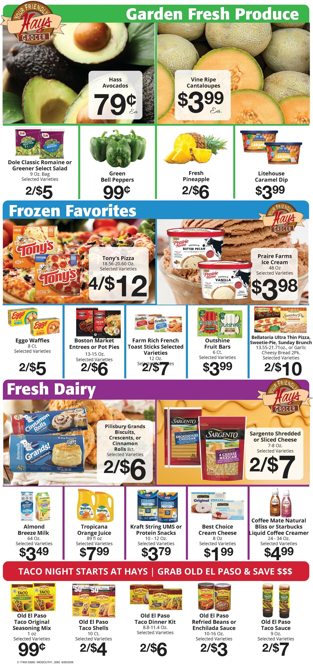 Catalogue Hays Supermarket from 08/26/2026