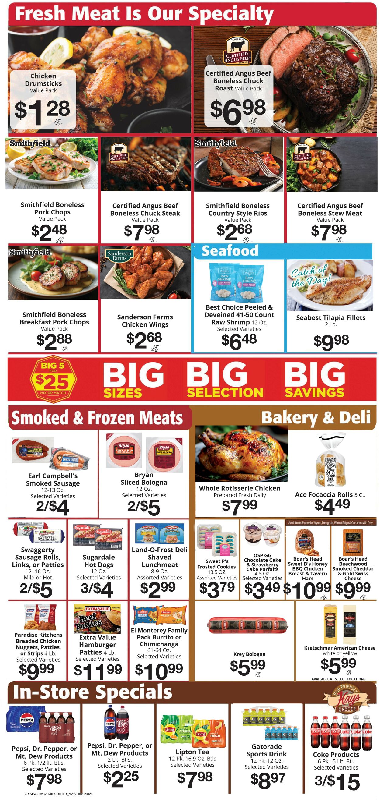 Catalogue Hays Supermarket from 08/26/2026