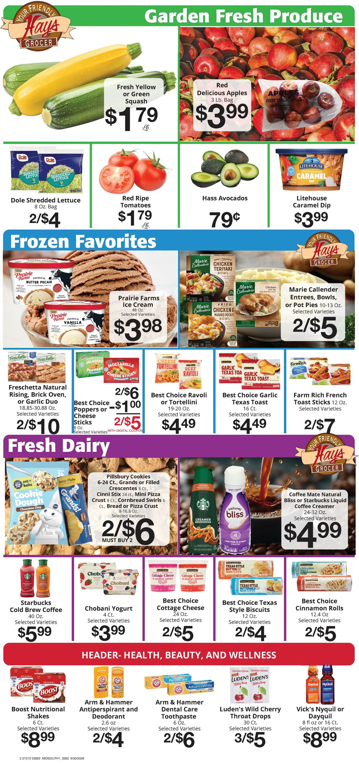 Catalogue Hays Supermarket from 09/30/2026