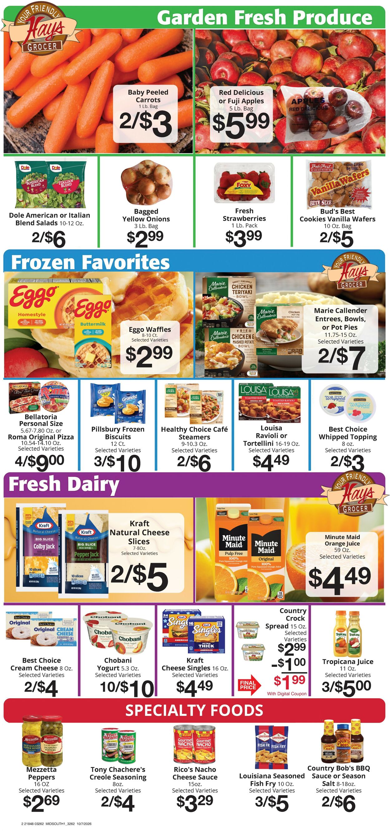 Catalogue Hays Supermarket from 10/07/2026