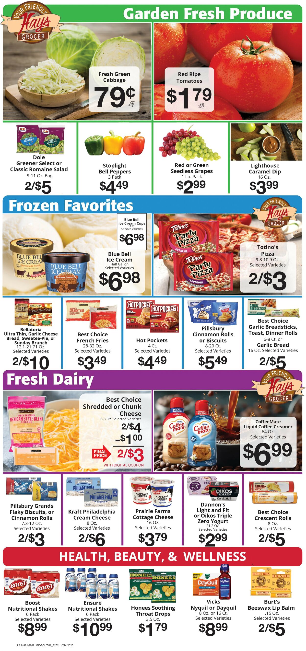 Catalogue Hays Supermarket from 10/14/2026