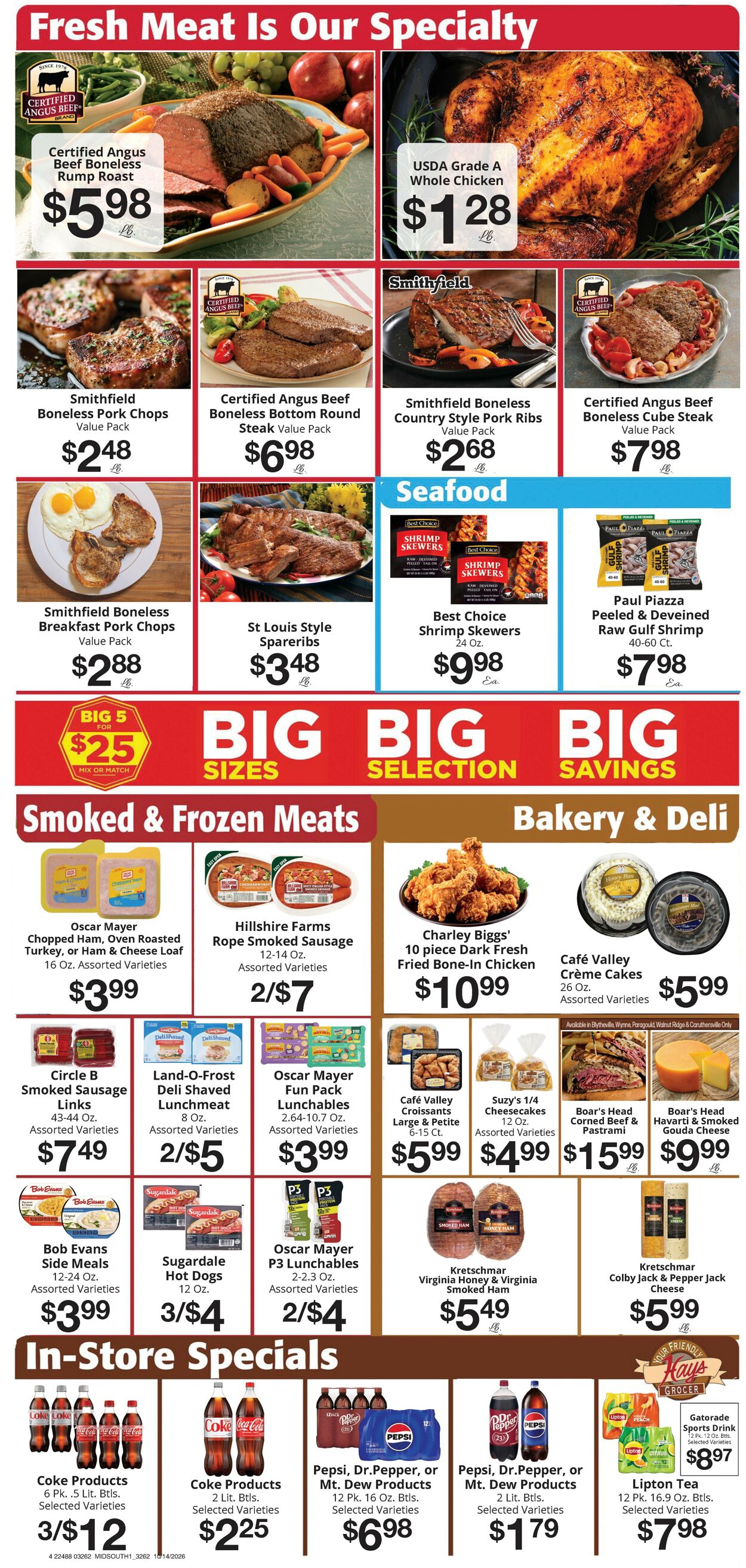 Catalogue Hays Supermarket from 10/14/2026