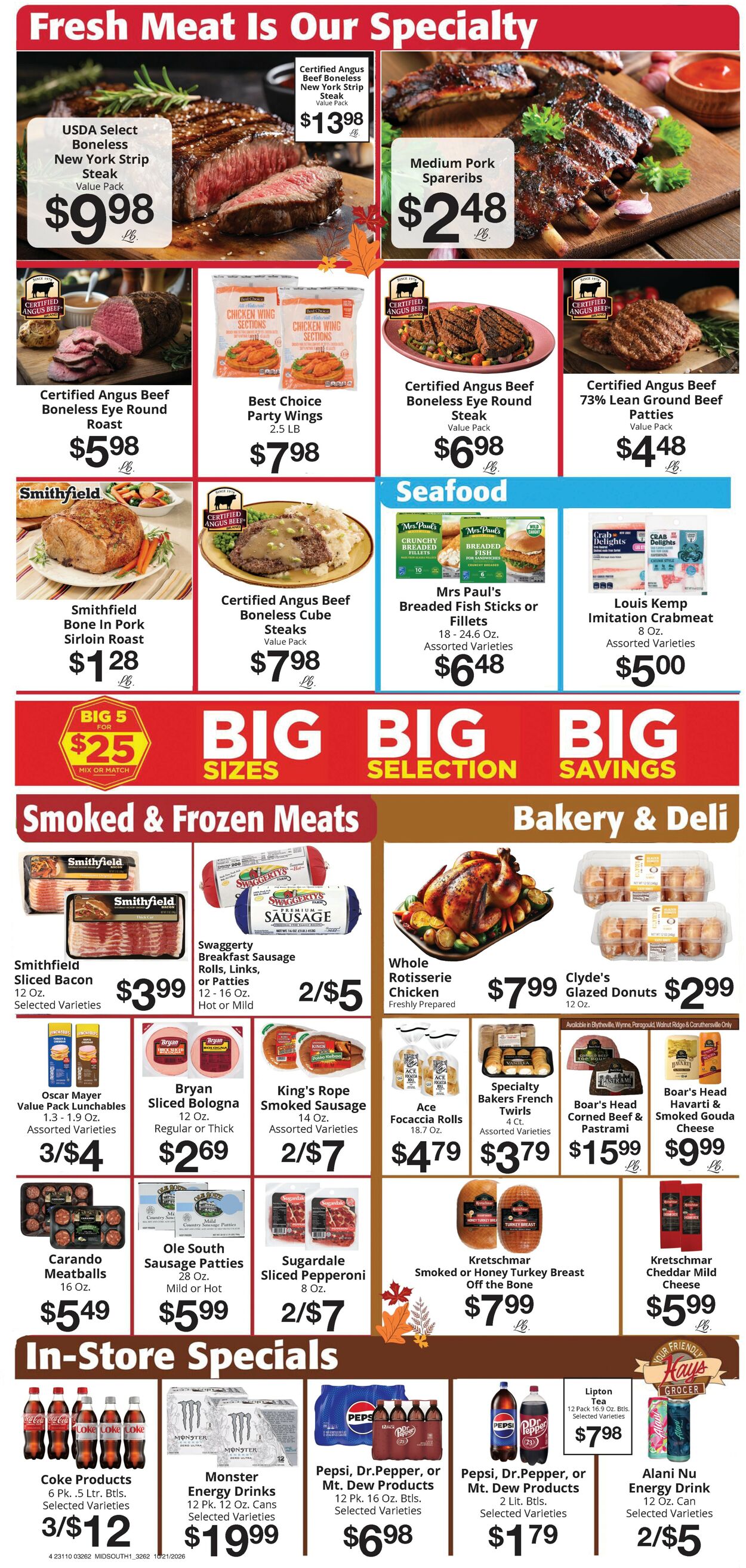 Catalogue Hays Supermarket from 10/21/2026