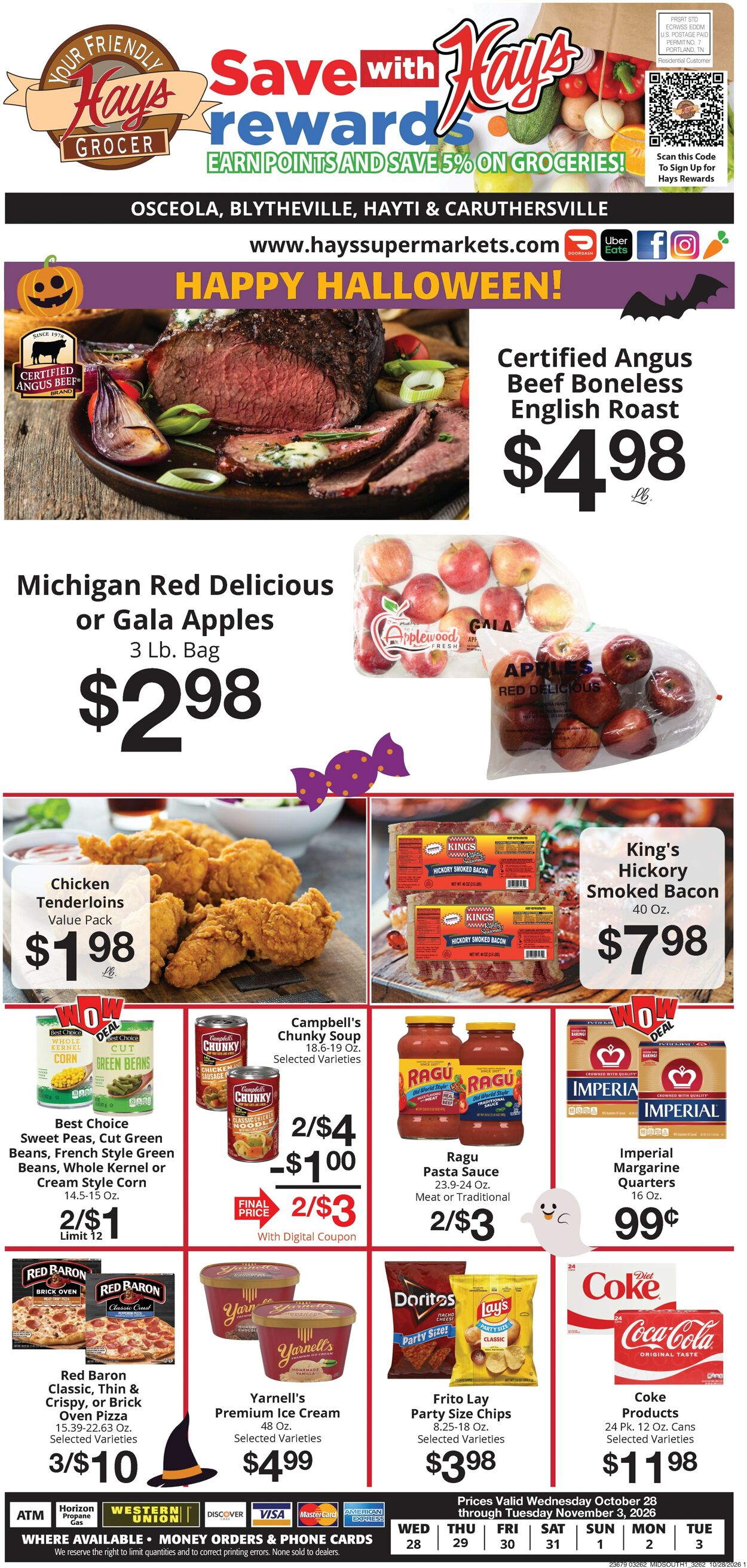 Catalogue Hays Supermarket from 10/28/2026