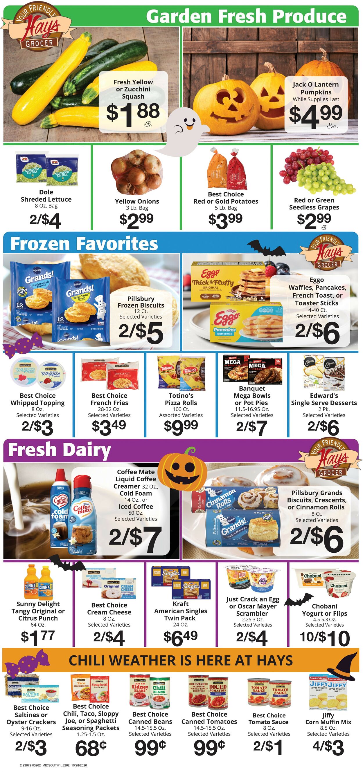 Catalogue Hays Supermarket from 10/28/2026