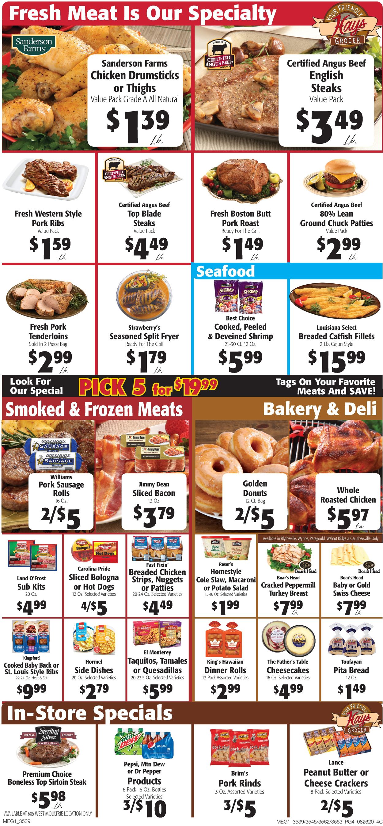 Catalogue Hays Supermarket from 08/26/2020