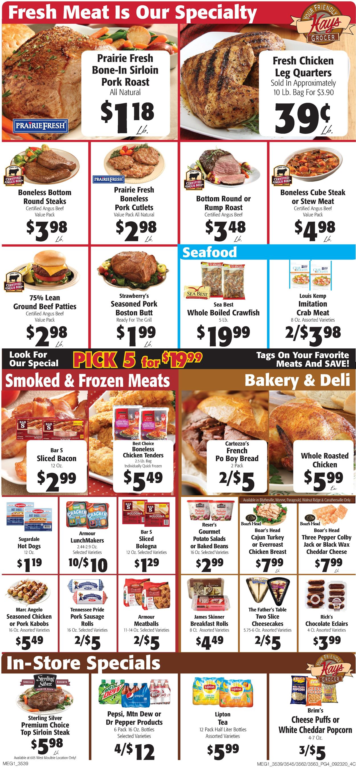 Catalogue Hays Supermarket from 09/23/2020