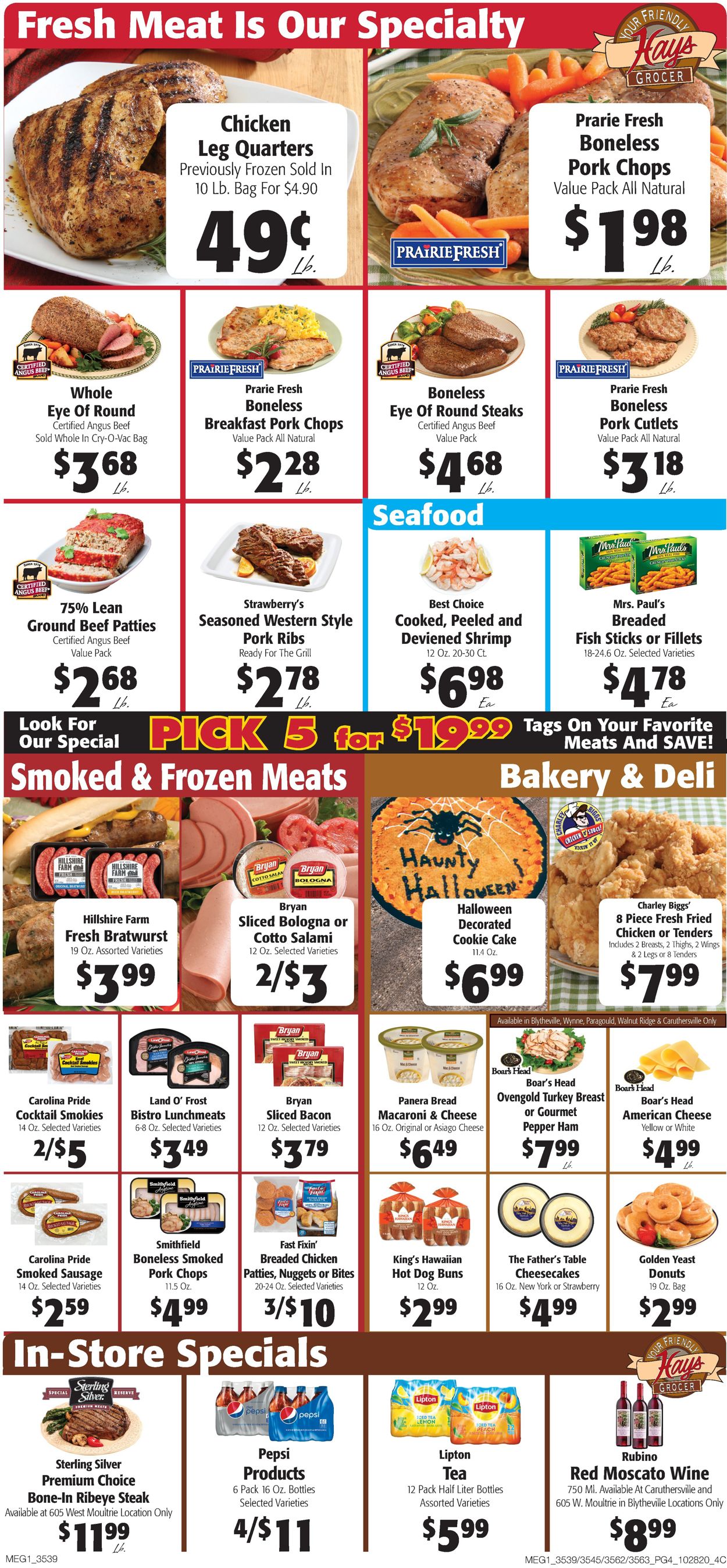 Catalogue Hays Supermarket from 10/28/2020