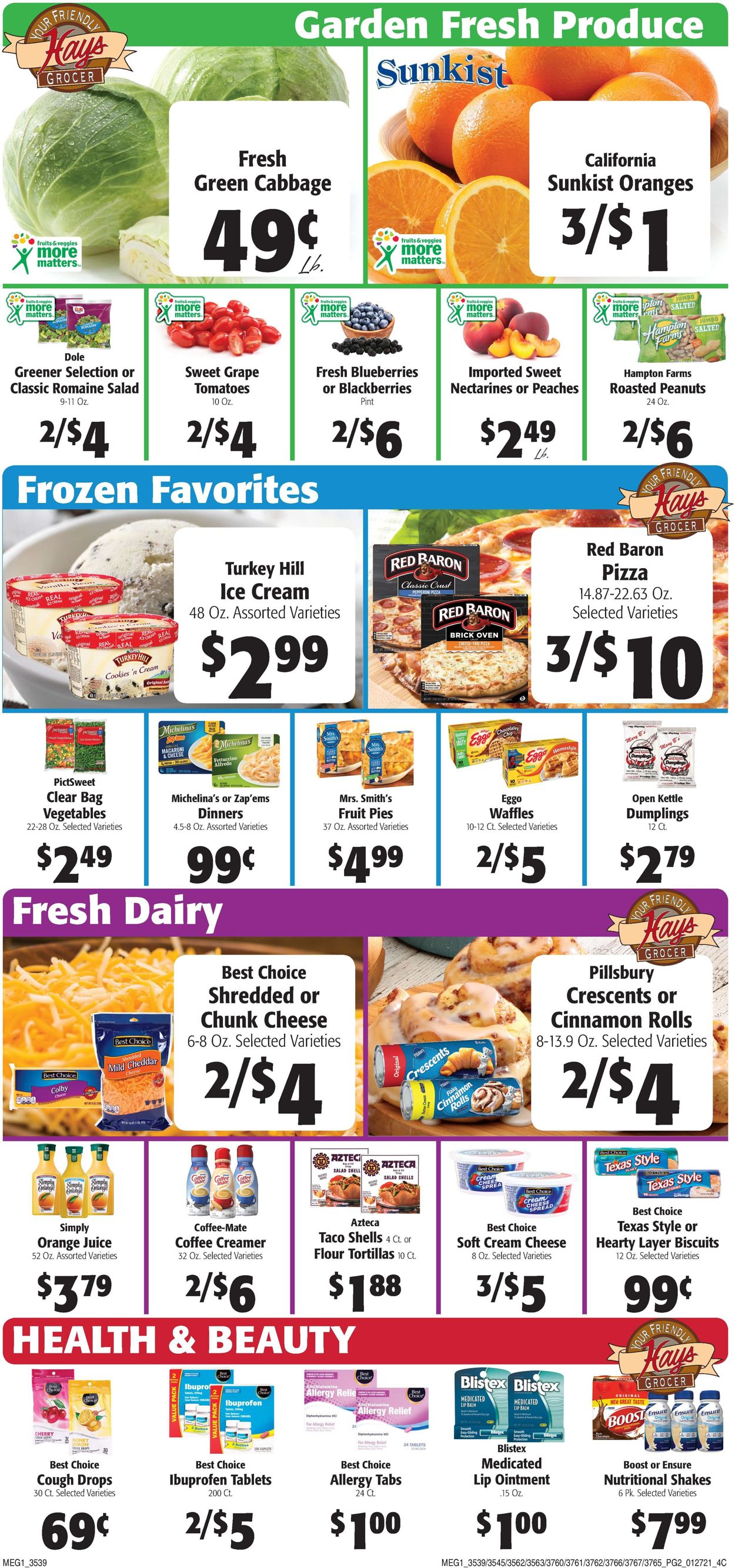 Catalogue Hays Supermarket from 01/27/2021