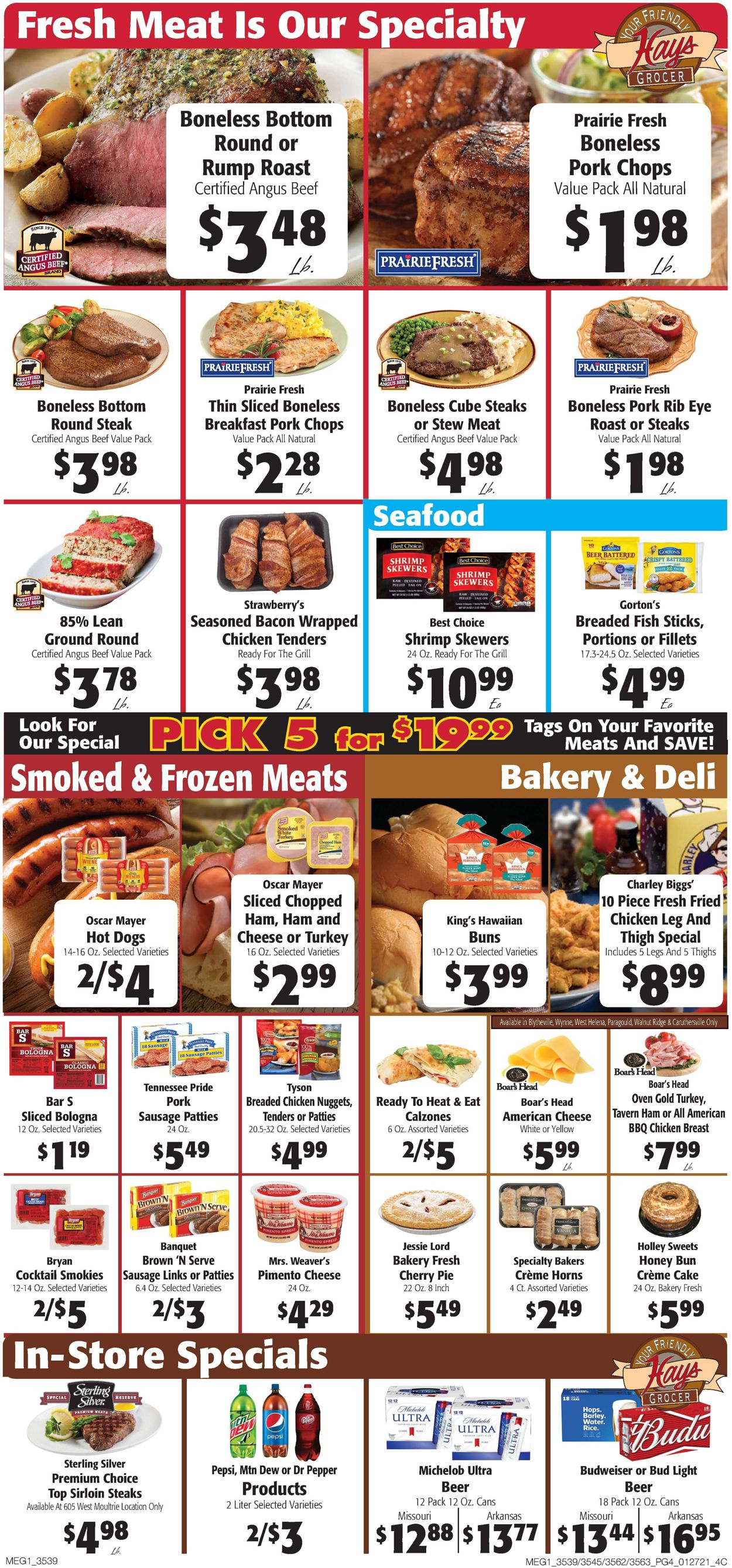 Catalogue Hays Supermarket from 01/27/2021