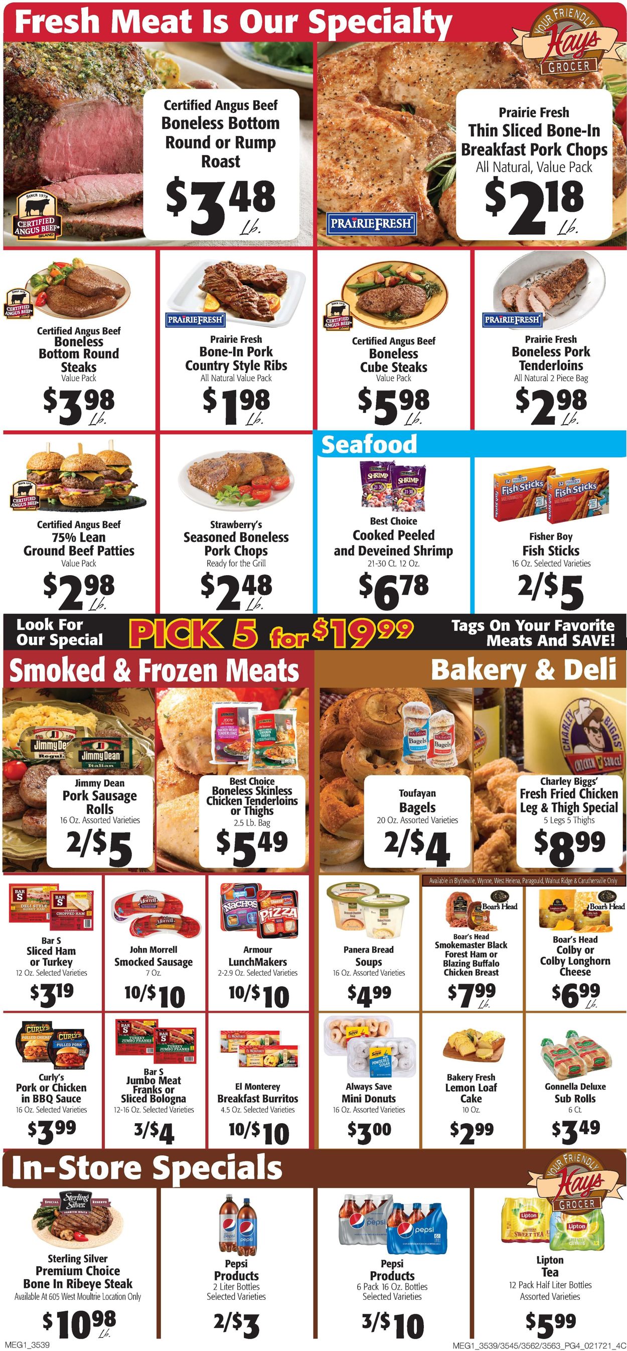 Catalogue Hays Supermarket from 02/17/2021