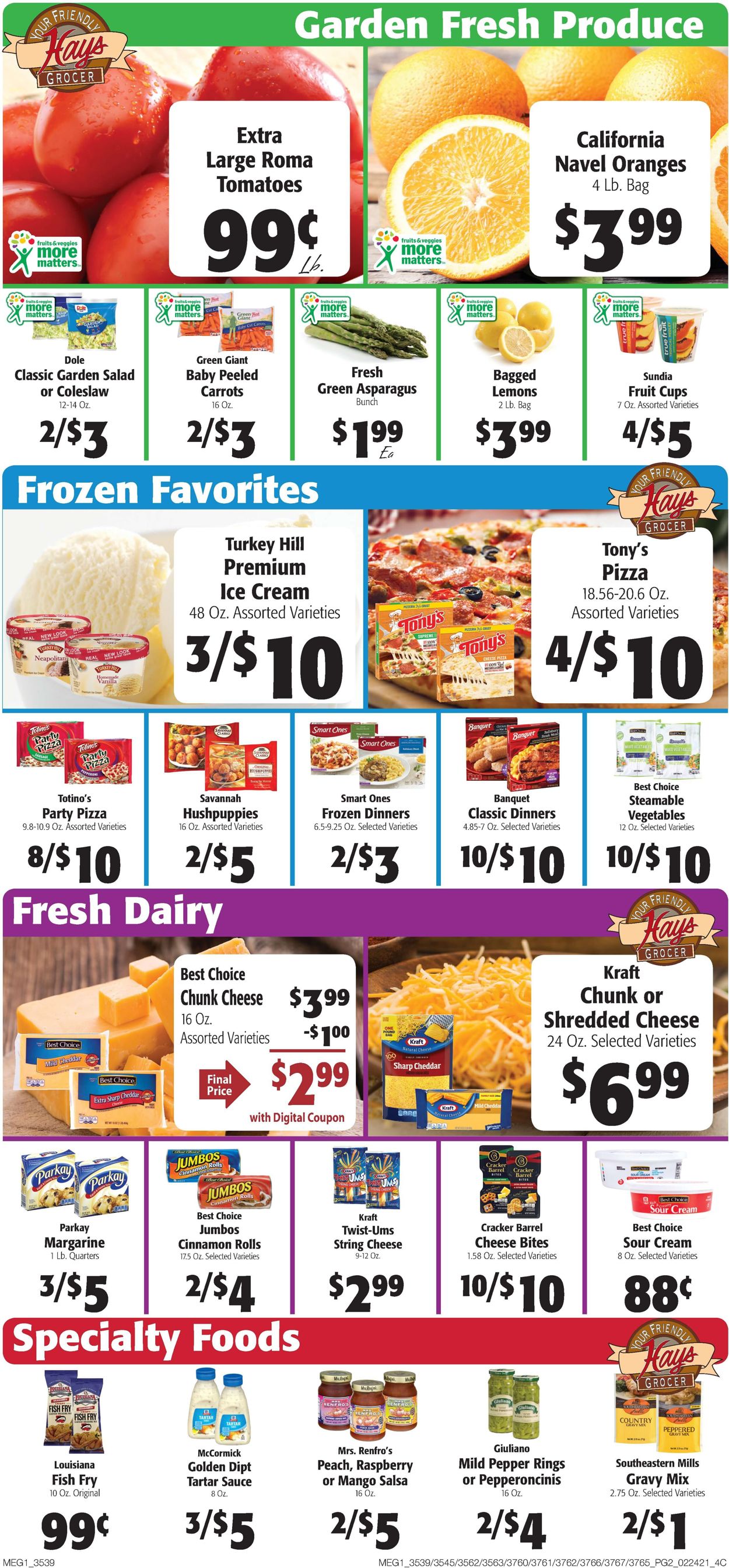 Catalogue Hays Supermarket from 02/24/2021