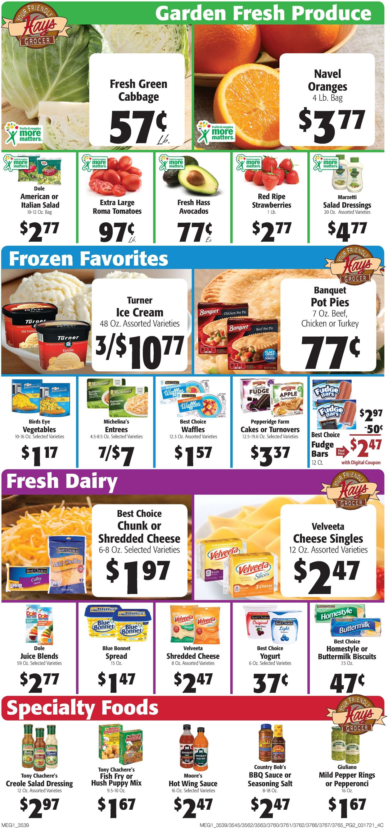 Catalogue Hays Supermarket from 03/17/2021