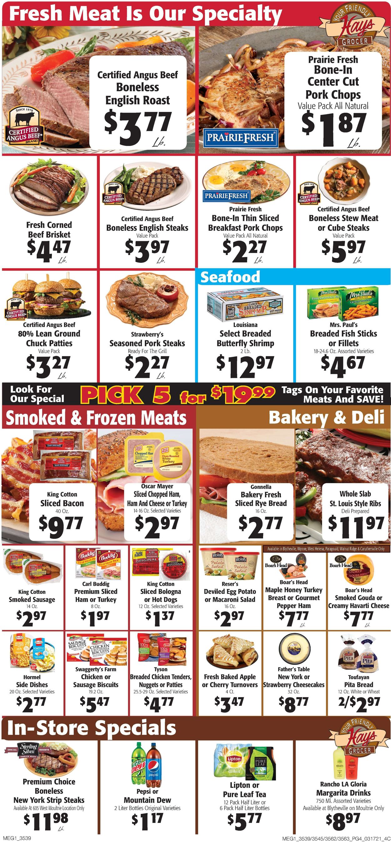 Catalogue Hays Supermarket from 03/17/2021