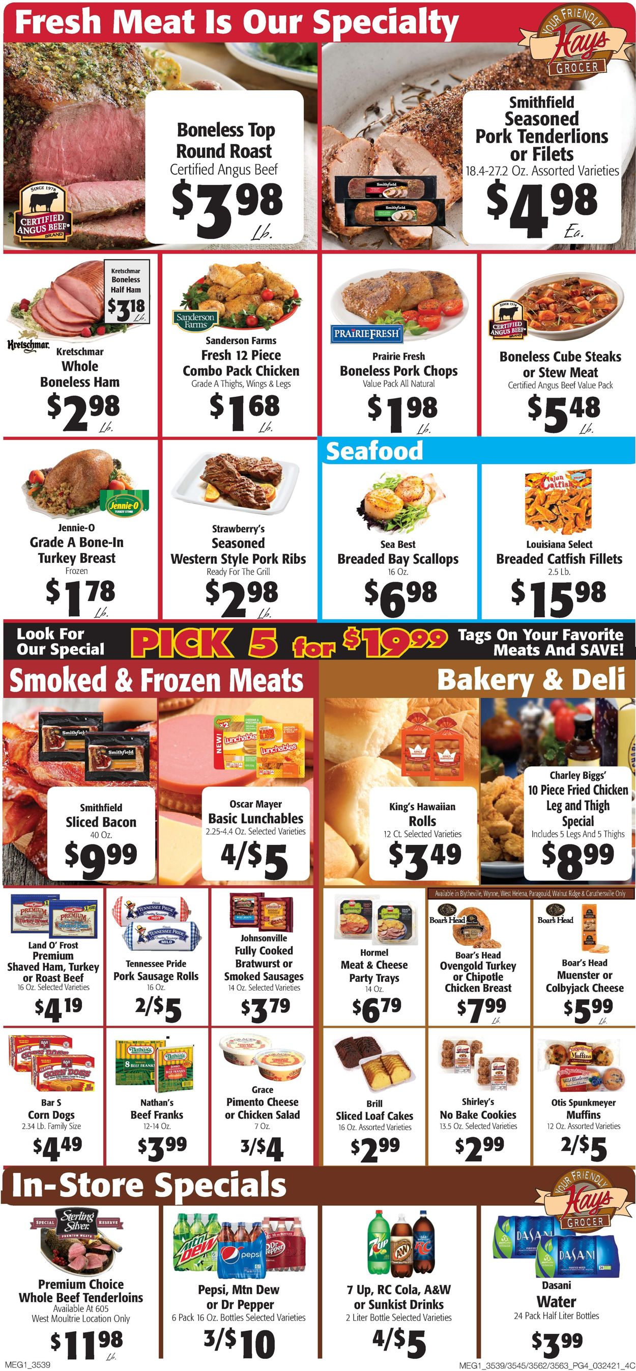 Catalogue Hays Supermarket from 03/24/2021