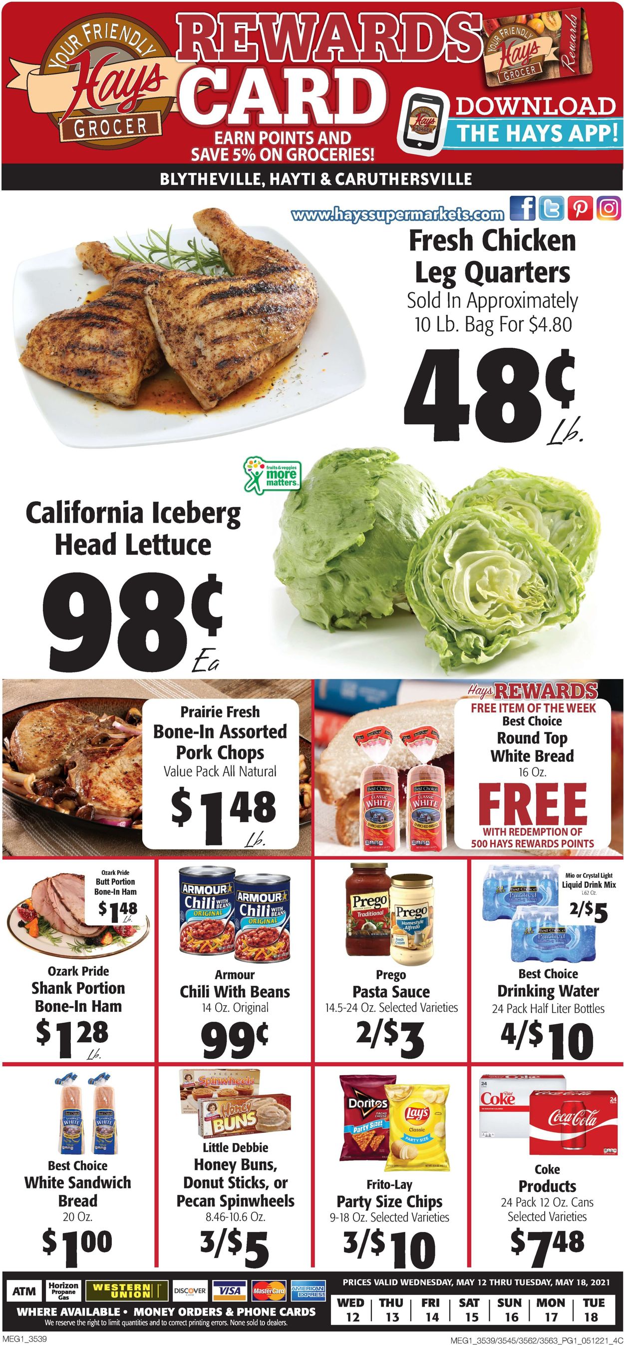 Catalogue Hays Supermarket from 05/12/2021