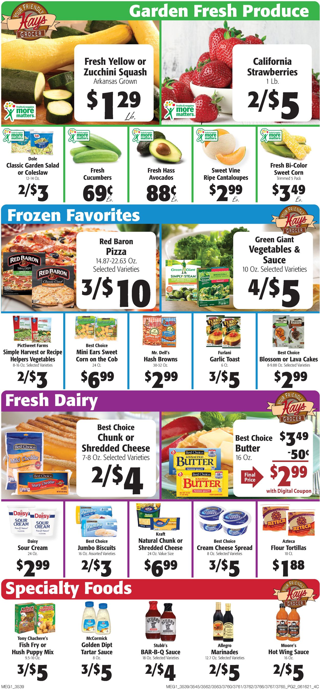Catalogue Hays Supermarket from 06/16/2021
